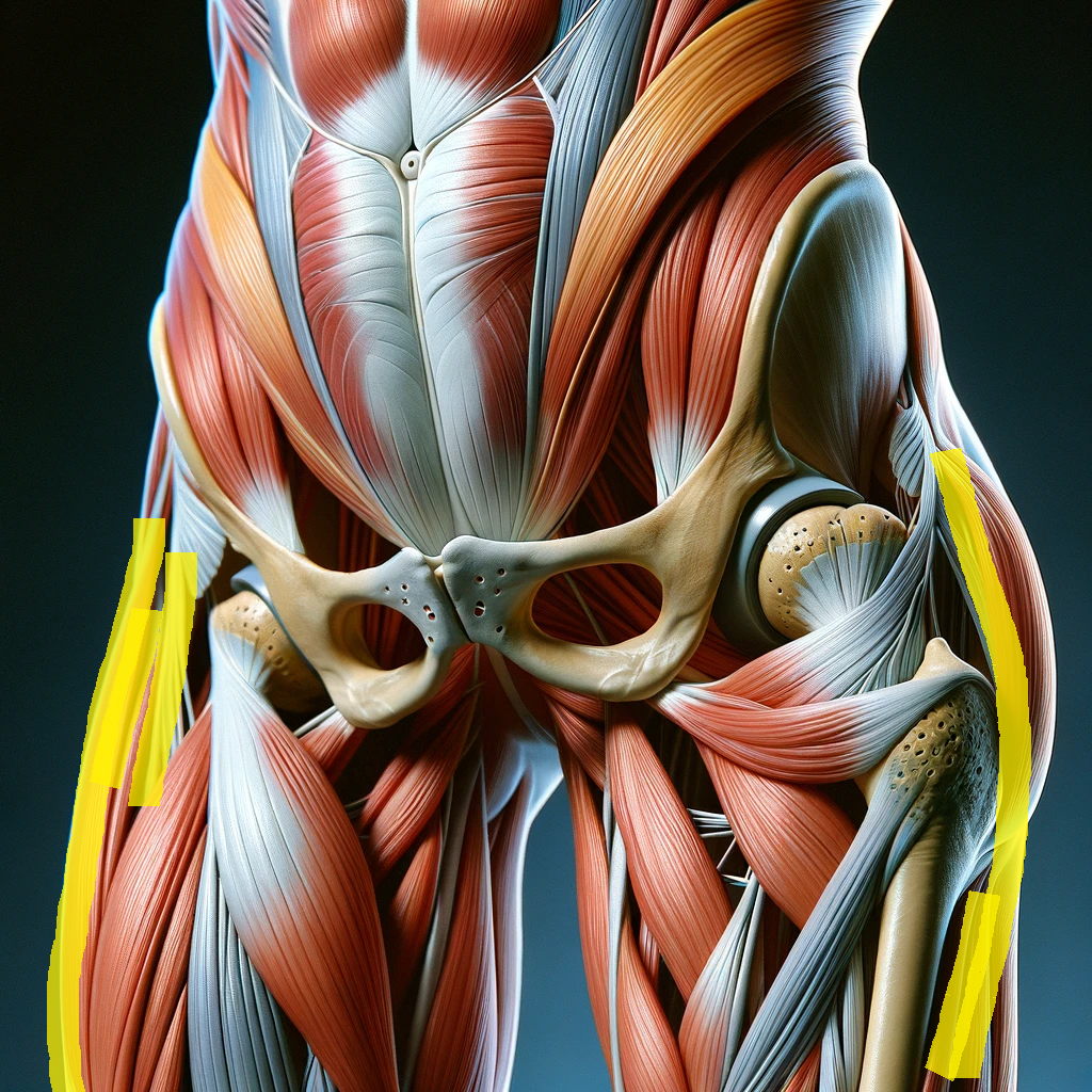 Anatomical image of the Abductors