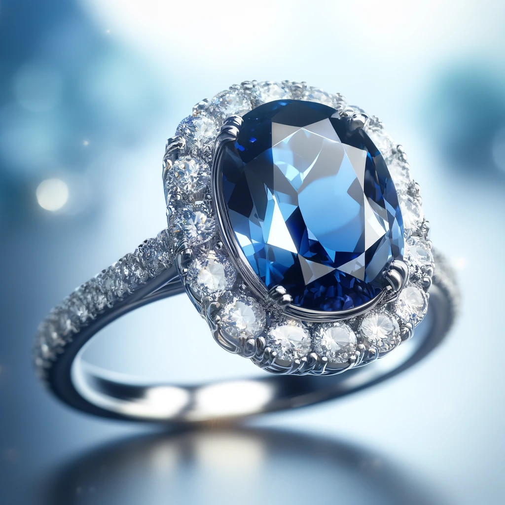 Sapphire Engagement ring 