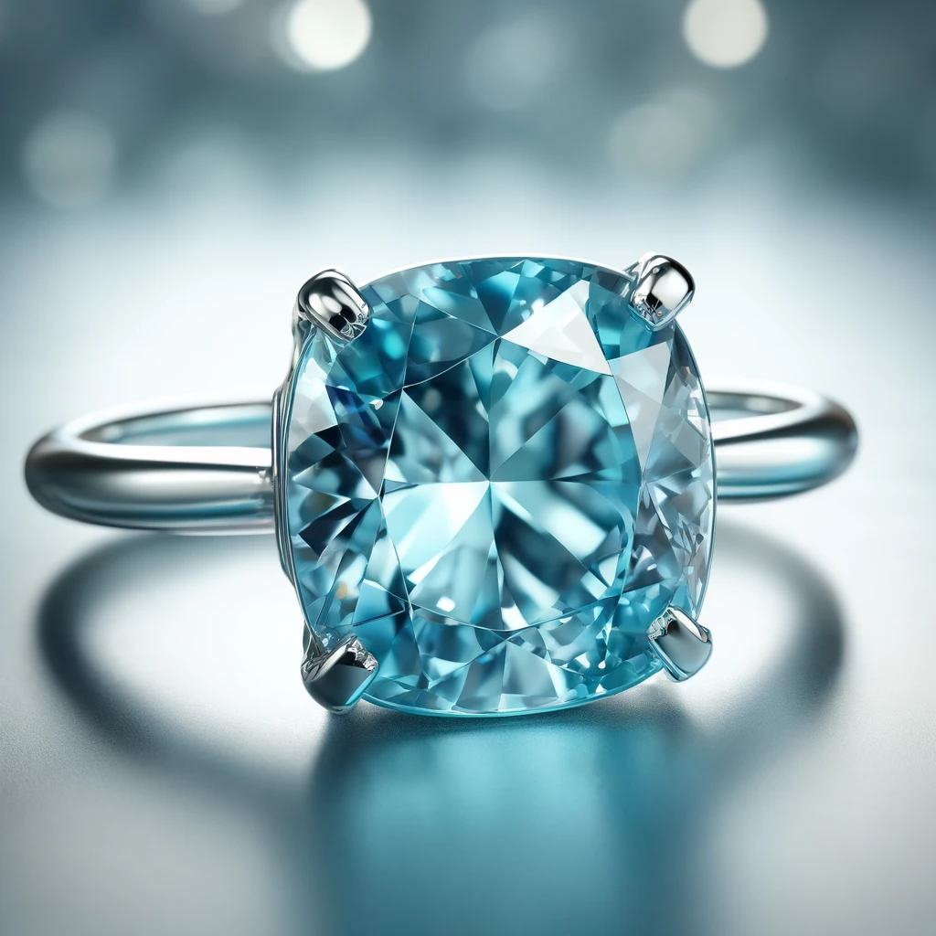 aquamarine engagement ring 