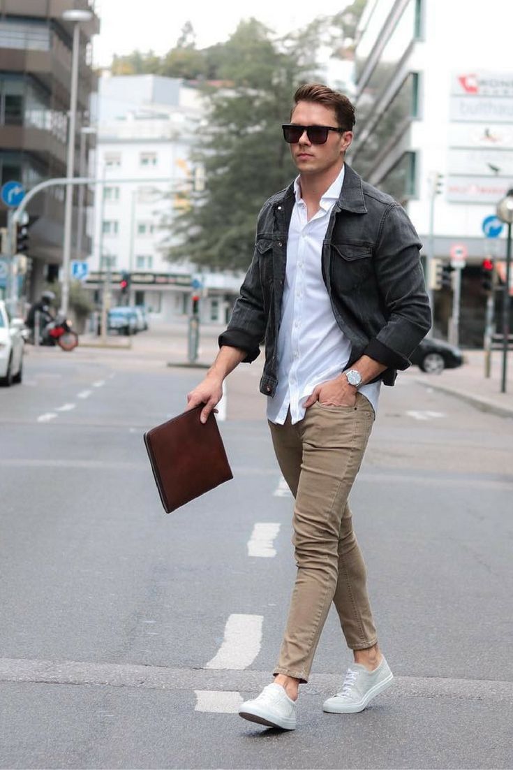 Mens chinos fashion