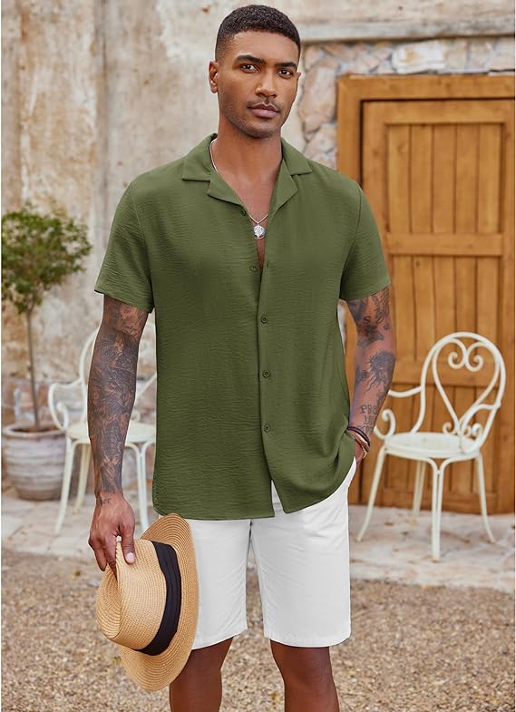 mens button down fashion