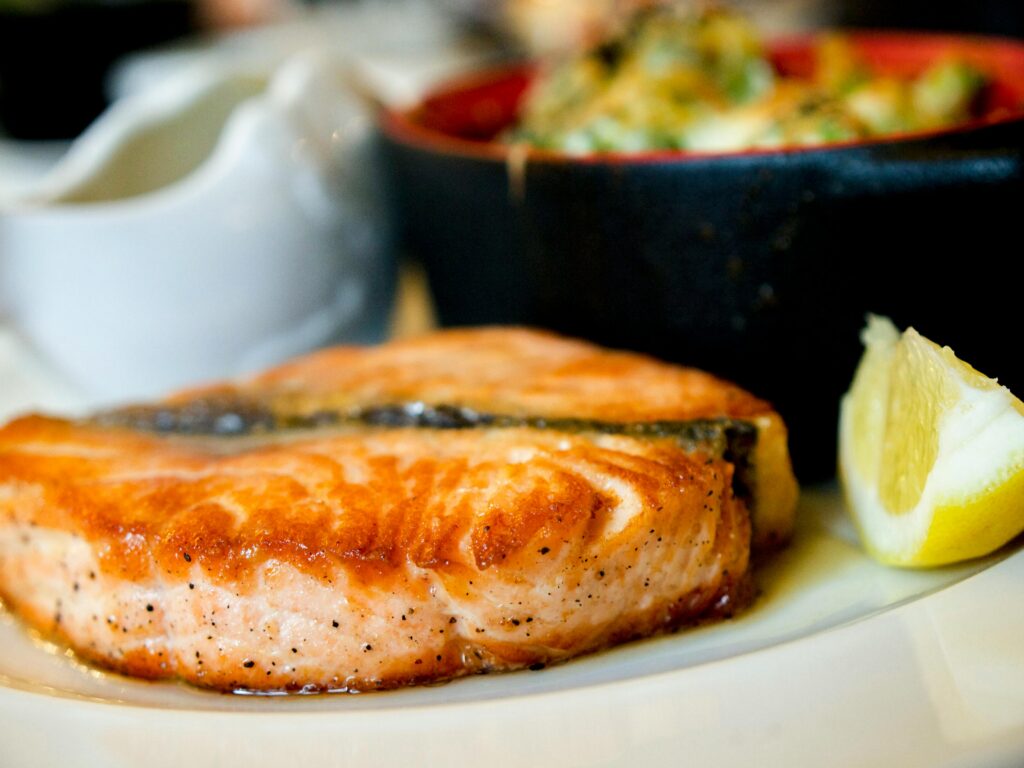 cooked salmon