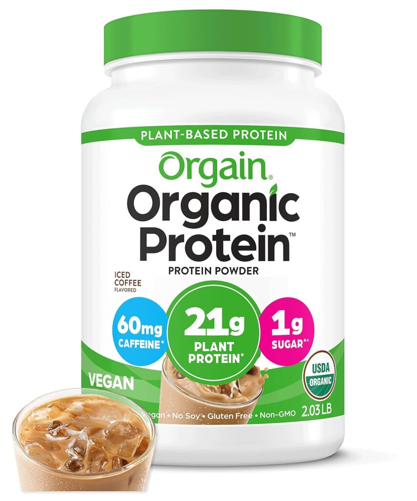 Plant Protein ice coffee flavor