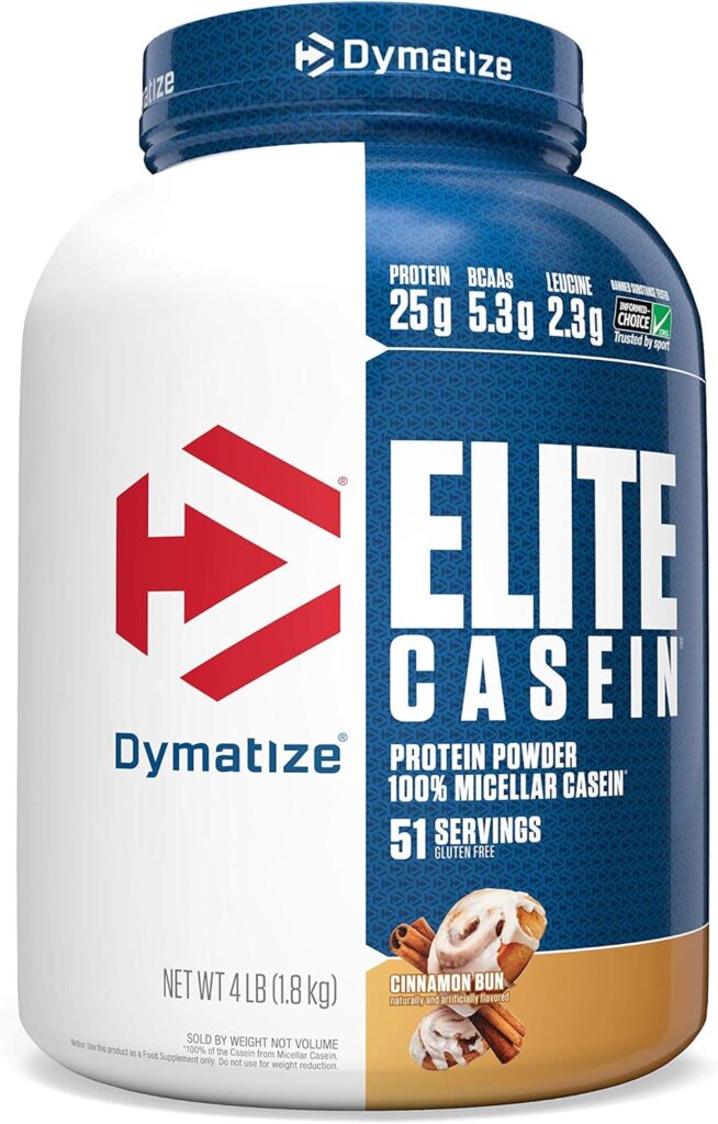 Elite Casein Cinnamon Bun flavor